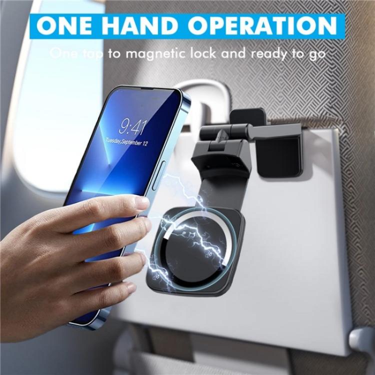MA-161E Universal Clip-On Lazy Stand Adjustable Desktop Magnetic Phone Holder