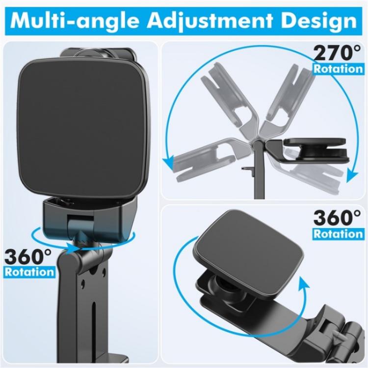 MA-161E Universal Clip-On Lazy Stand Adjustable Desktop Magnetic Phone Holder