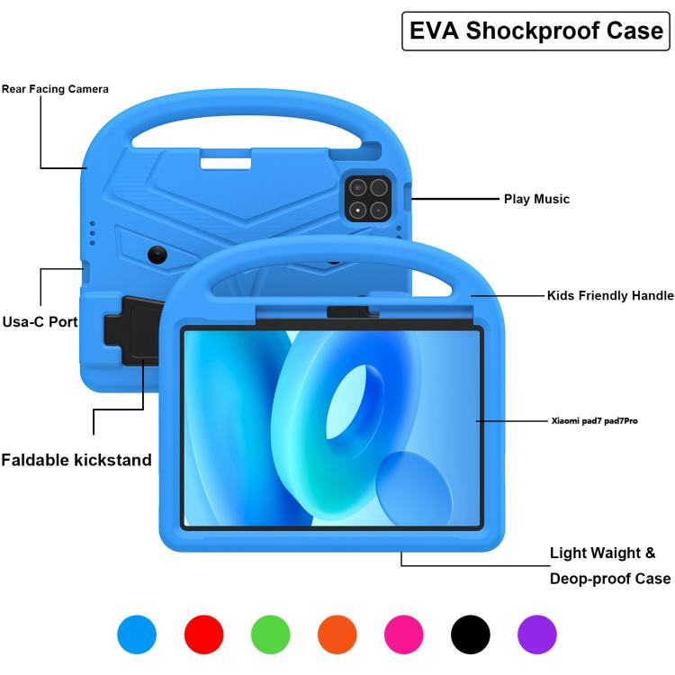 For Xiaomi Pad 7 / 7 Pro Sparrow Style Shockproof Kickstand EVA Tablet Case