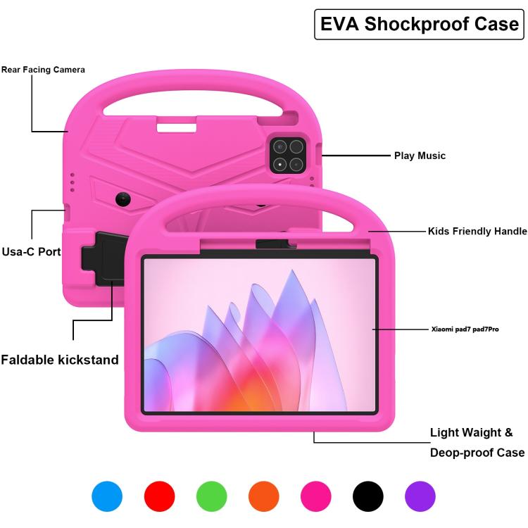 For Xiaomi Pad 7 / 7 Pro Sparrow Style Shockproof Kickstand EVA Tablet Case