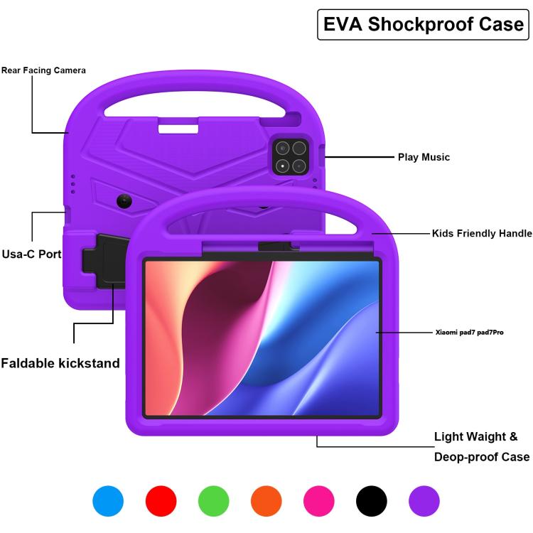 For Xiaomi Pad 7 / 7 Pro Sparrow Style Shockproof Kickstand EVA Tablet Case
