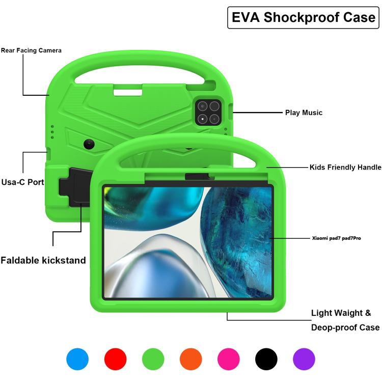 For Xiaomi Pad 7 / 7 Pro Sparrow Style Shockproof Kickstand EVA Tablet Case