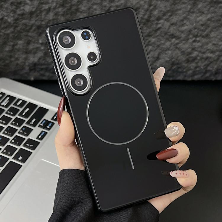 For Samsung Galaxy S25 Ultra 5G Glossy TPU Shockproof MagSafe Phone Case