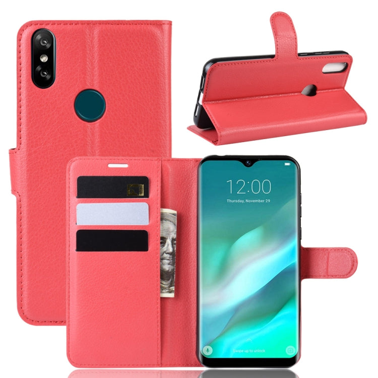 Litchi Texture Horizontal Flip Leather Case for DOOGEE Y8, with Wallet & Holder & Card Slots