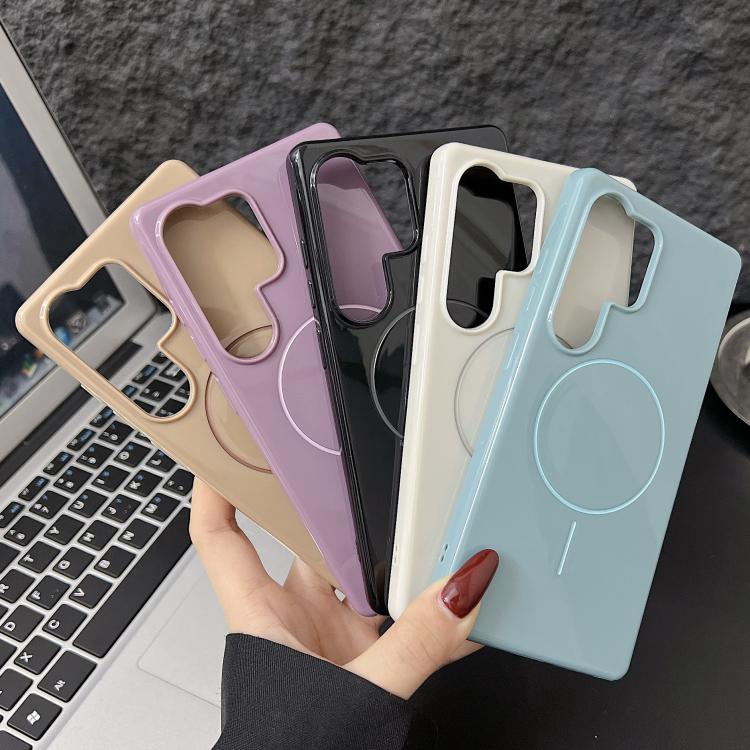 For Samsung Galaxy S25+ 5G Glossy TPU Shockproof MagSafe Phone Case