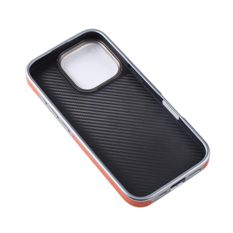 For iPhone 13 Pro Plated Leather Grain Rotation MagSafe Holder Phone Case