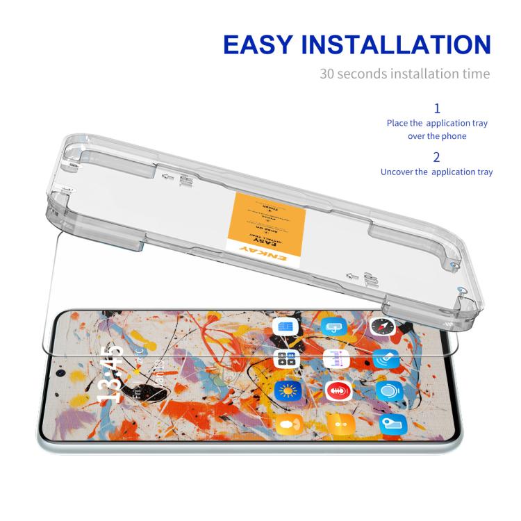 For Honor Magic7 ENKAY Easy Install 0.18mm High Alumina Silicon Full Glass Film, Support Ultrasonic Unlock
