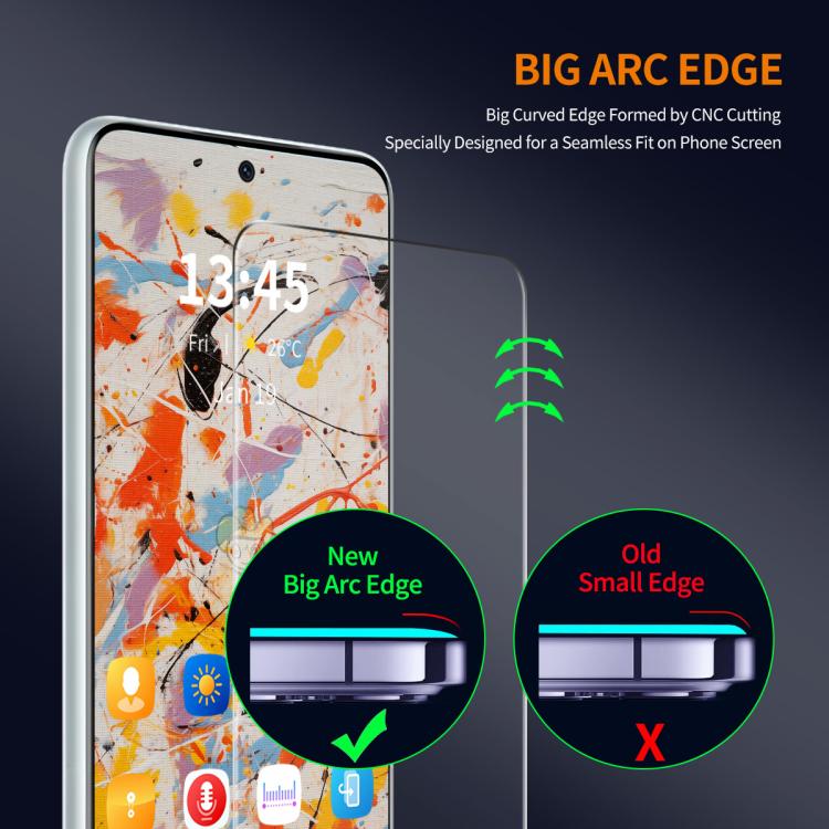 For Honor Magic7 ENKAY Easy Install 0.18mm High Alumina Silicon Full Glass Film, Support Ultrasonic Unlock