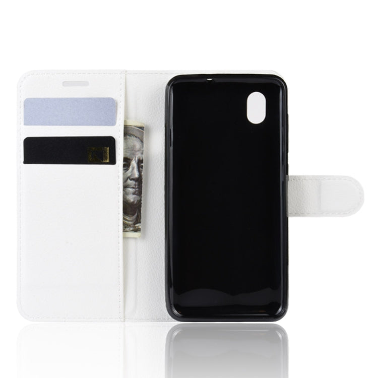 Litchi Texture Horizontal Flip Leather Case for ZTE A3 2019, with Wallet & Holder & Card Slots