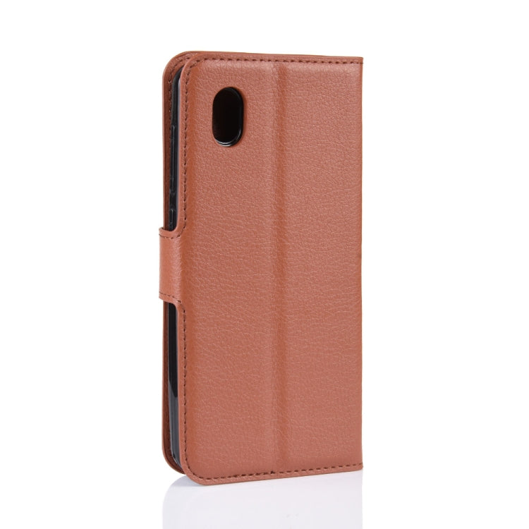 Litchi Texture Horizontal Flip Leather Case for ZTE A3 2019, with Wallet & Holder & Card Slots