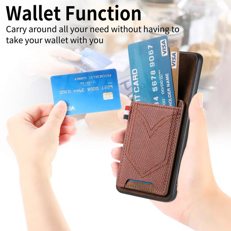 For Huawei Mate 70 Denim Texture Leather Skin Phone Case with Card Slot