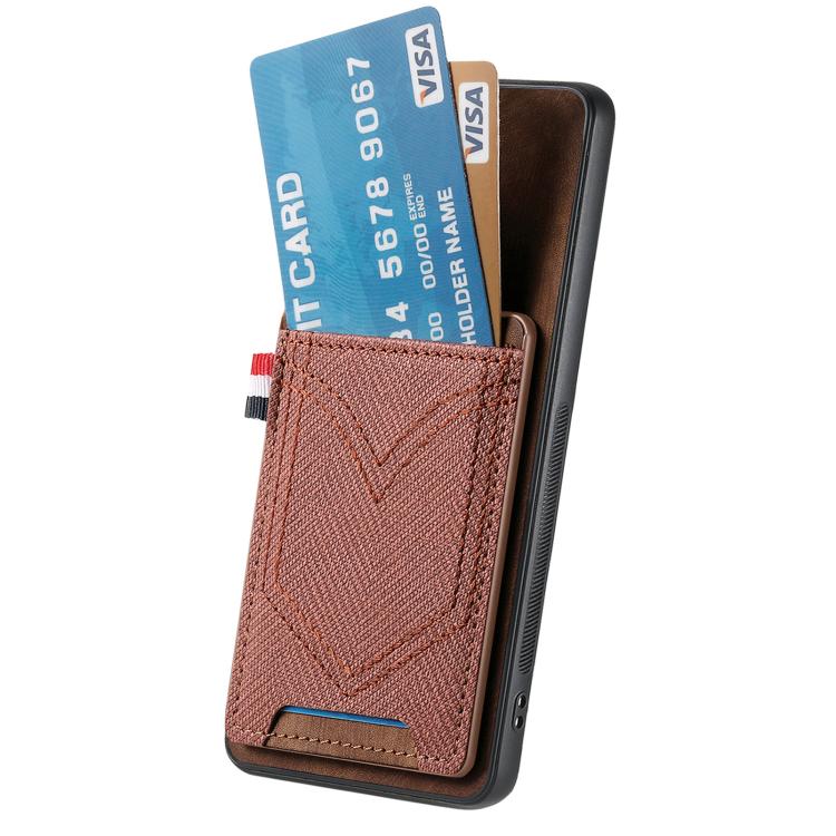 For Huawei Mate 70 Pro Denim Texture Leather Skin Phone Case with Card Slot