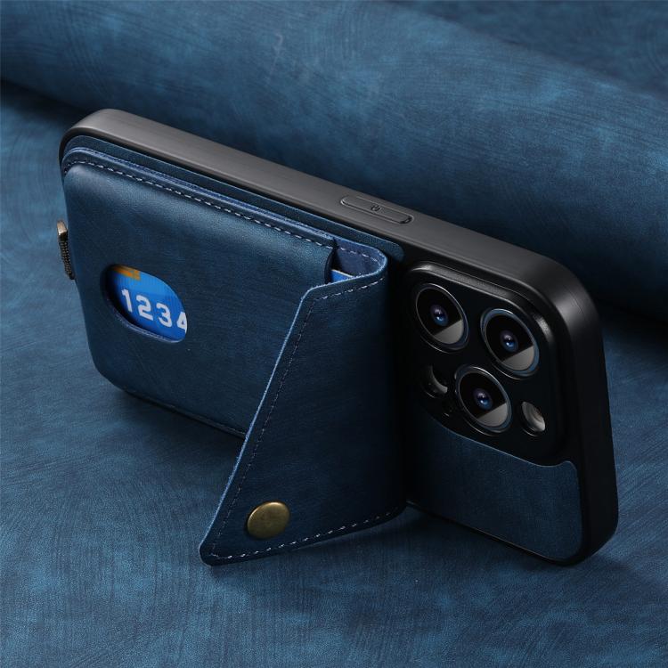 For Huawei nova 13 Retro Card Wallet Fold Leather Phone Case with Strap