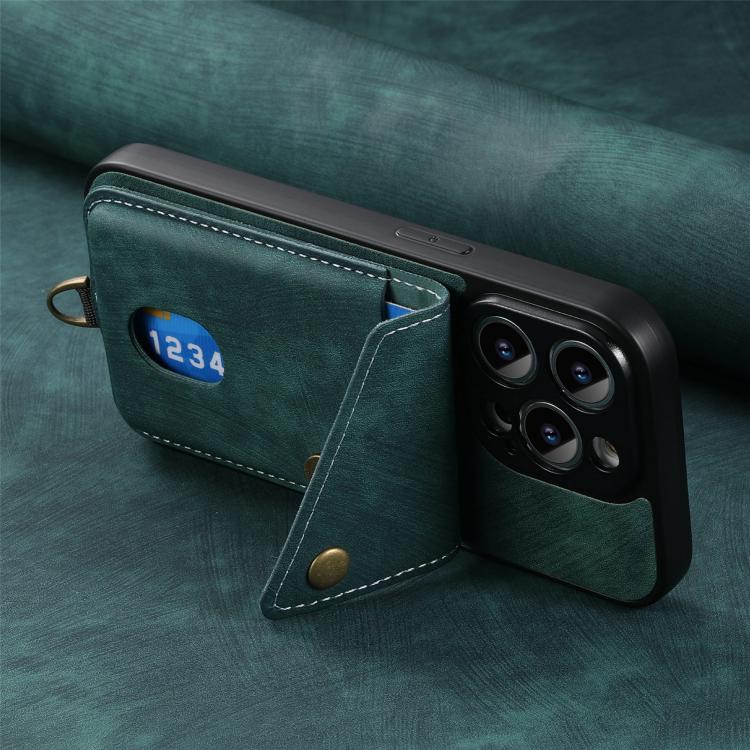 For Huawei nova 13 Pro Retro Card Wallet Fold Leather Phone Case with Strap