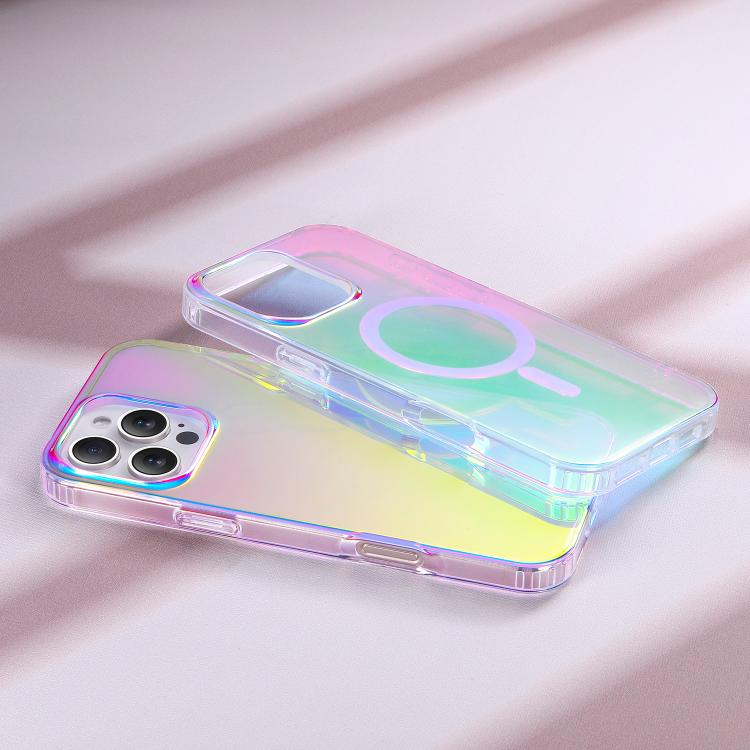 For iPhone 16 Pro Laser Engraved Texture MagSafe Phone Case