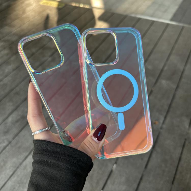 For iPhone 16 Pro Laser Engraved Texture MagSafe Phone Case