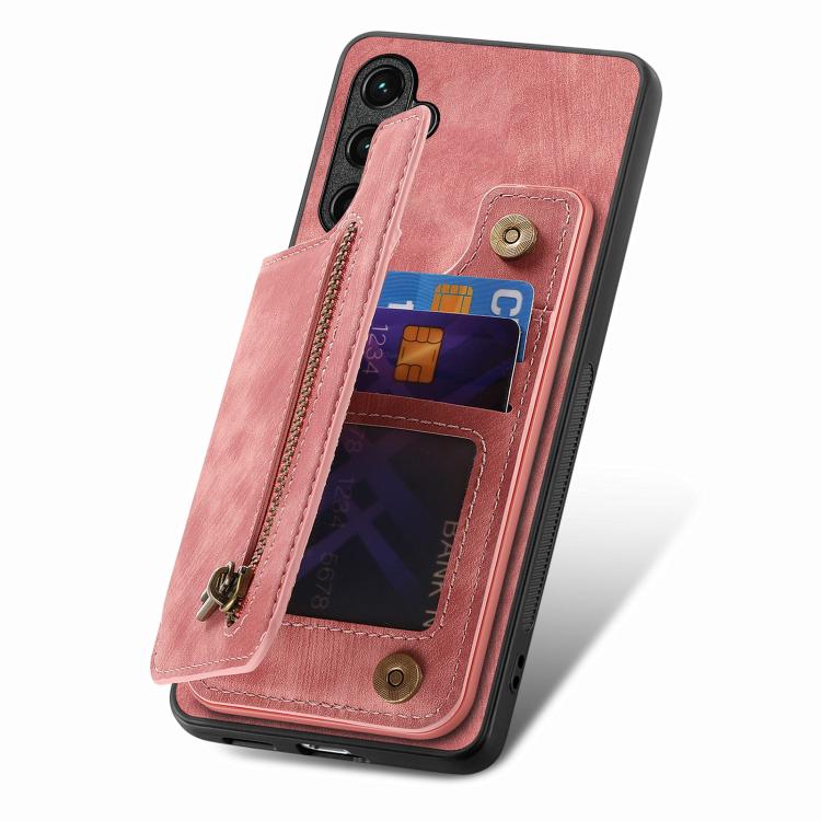 For Huawei nova 10 SE Retro Leather Zipper Wallet Back Phone Case