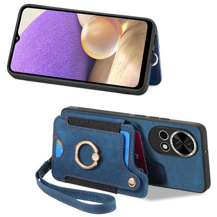 For Huawei nova 13 Pro Retro Skin-feel Ring Multi-card Wallet Phone Case