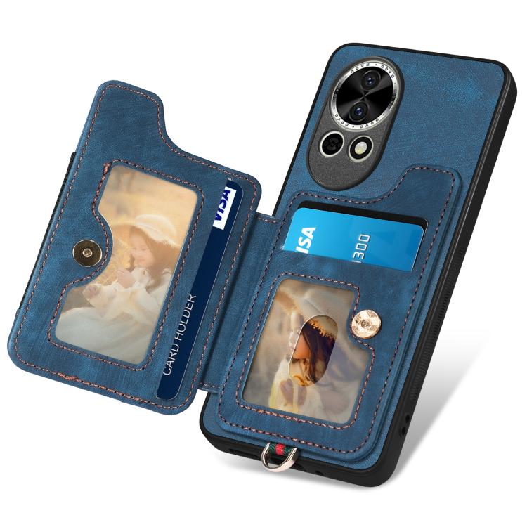 For Huawei nova 13 Retro Skin-feel Ring Multi-card Wallet Phone Case