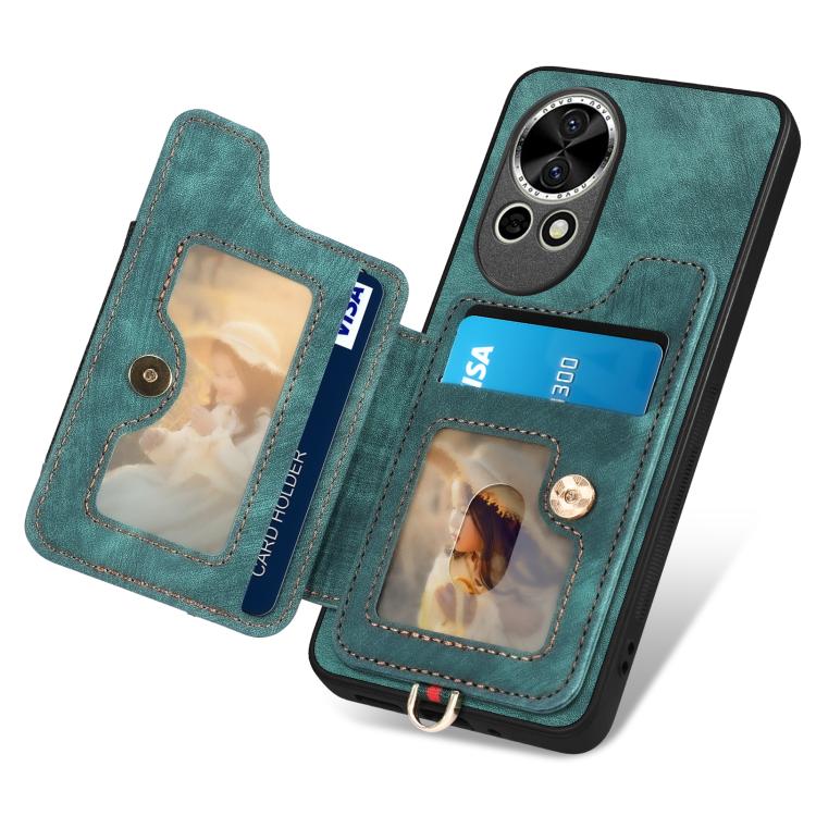 For Huawei nova 10 Retro Skin-feel Ring Multi-card Wallet Phone Case