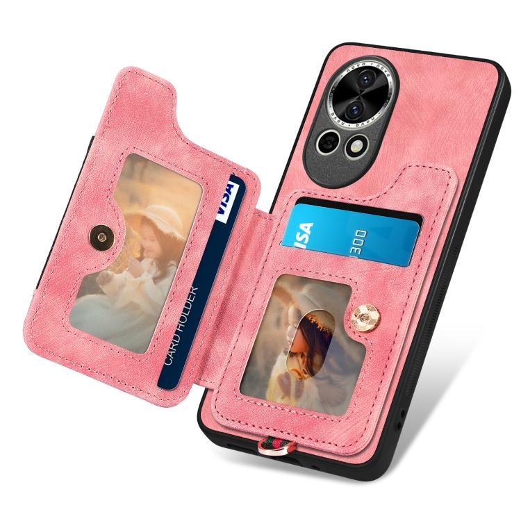 For Huawei nova 9 Retro Skin-feel Ring Multi-card Wallet Phone Case