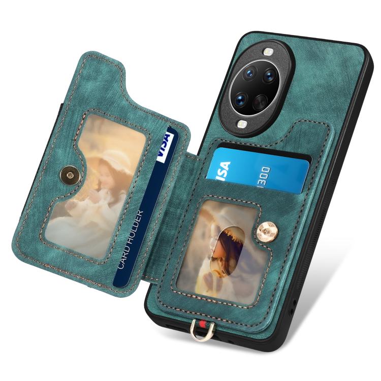 For Huawei nova 14 Retro Skin-feel Ring Multi-card Wallet Phone Case