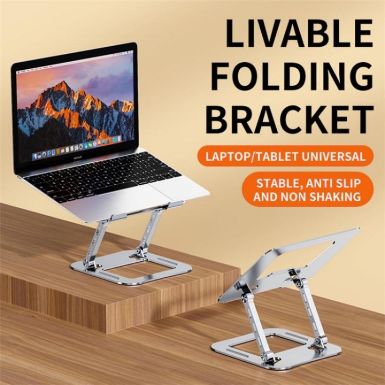 J30 Portable Desktop Adjustable Foldable Alloy Steel Laptop Cooling Stand