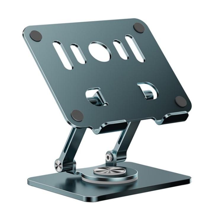 J58 Dual Rod Support Alloy Steel Foldable Rotating Tablet Holder