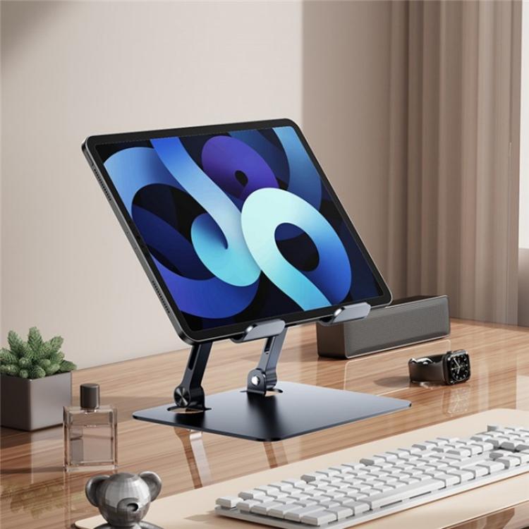 J18S 360 Degree Rotation Desktop Phone Tablet Alloy Steel Holder