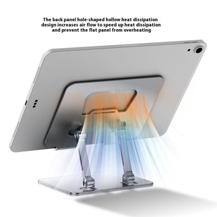 J18S 360 Degree Rotation Desktop Phone Tablet Alloy Steel Holder