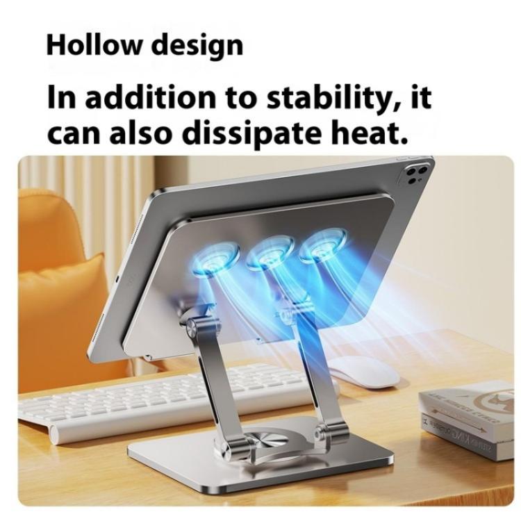 J59 360 Degree Rotating Height Adjustable Tablet Aluminum Alloy Desktop Holder