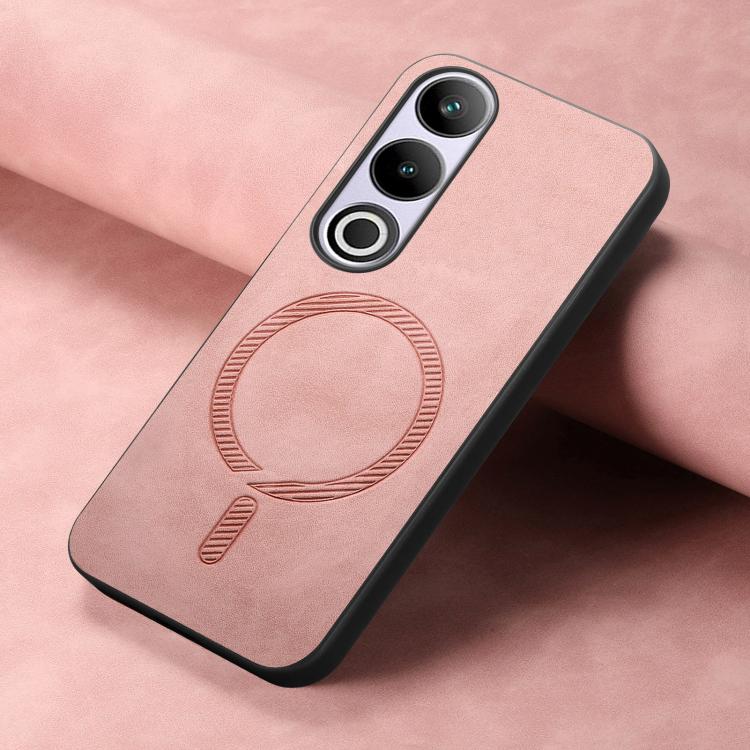 For OnePlus Nord CE4 / Ace 3V Solid Color Retro Magsafe PU Back Cover Phone Case