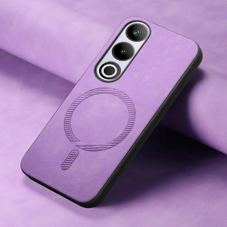 For OnePlus Nord CE4 / Ace 3V Solid Color Retro Magsafe PU Back Cover Phone Case
