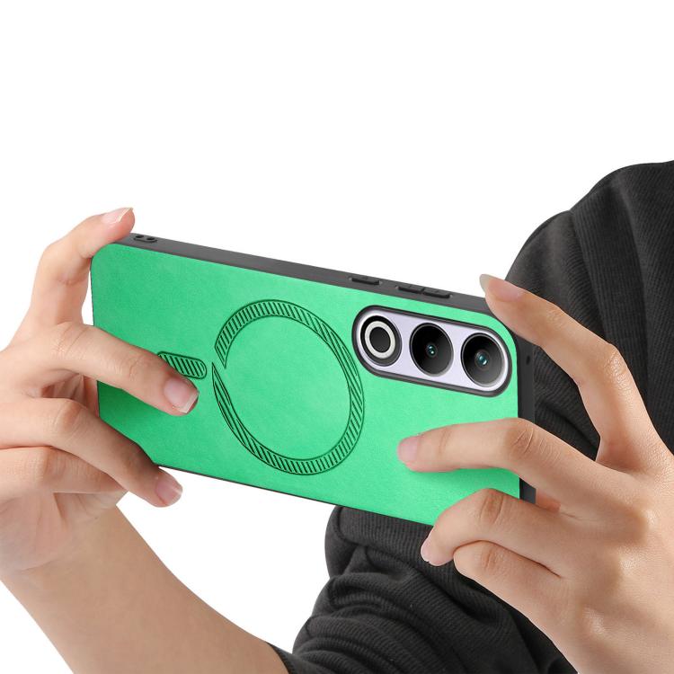 For OnePlus Nord CE4 / Ace 3V Solid Color Retro Magsafe PU Back Cover Phone Case
