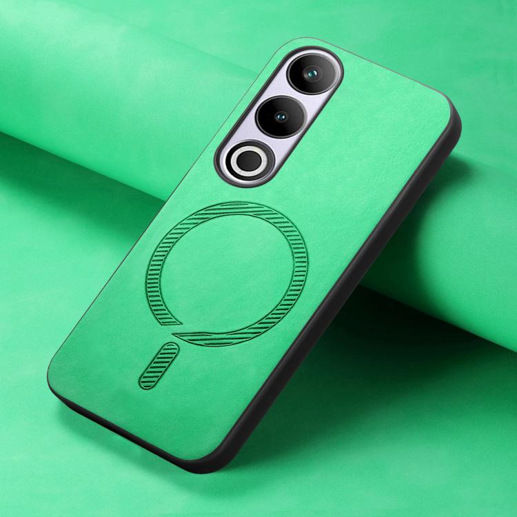 For OnePlus Nord CE4 / Ace 3V Solid Color Retro Magsafe PU Back Cover Phone Case