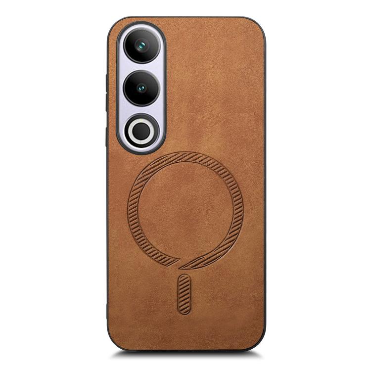 For OnePlus Nord CE4 / Ace 3V Solid Color Retro Magsafe PU Back Cover Phone Case