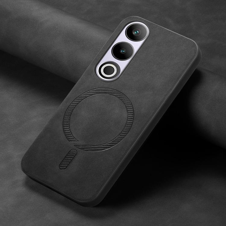 For OnePlus Nord CE4 / Ace 3V Solid Color Retro Magsafe PU Back Cover Phone Case