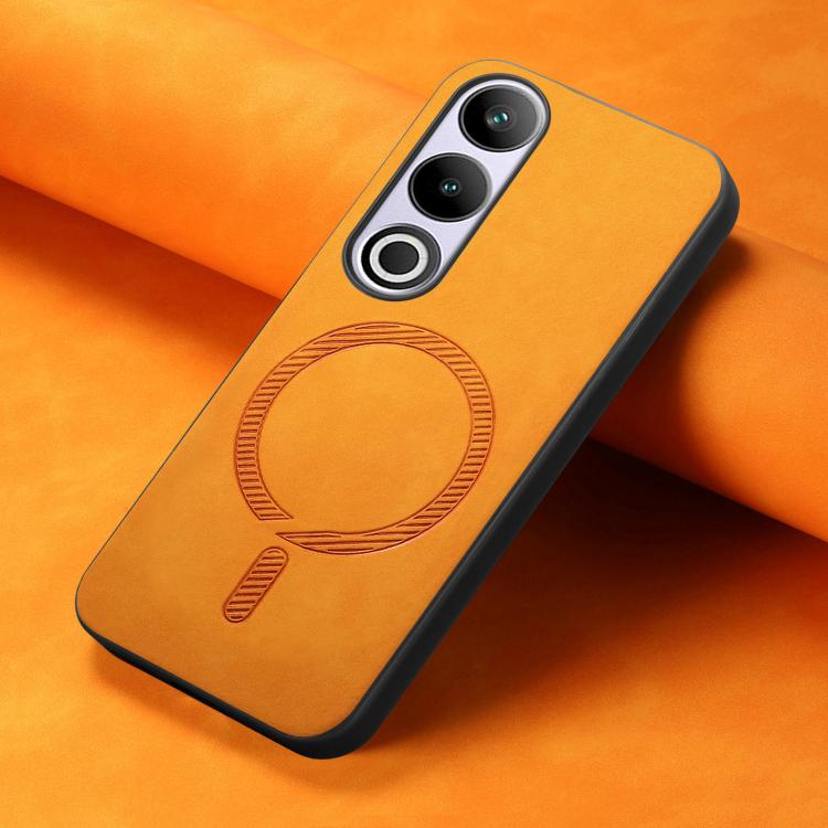 For OnePlus Nord CE4 / Ace 3V Solid Color Retro Magsafe PU Back Cover Phone Case