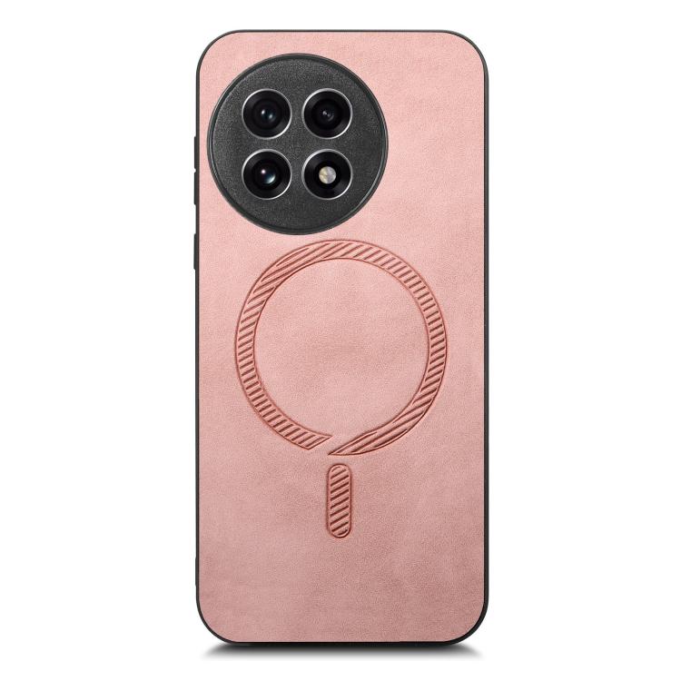 For OnePlus Ace 5 / 5 Pro Solid Color Retro Magsafe PU Back Cover Phone Case