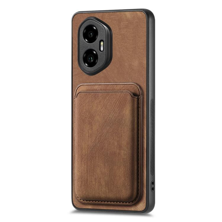 For Honor 300 Retro Leather Card Bag Magnetic Phone Case