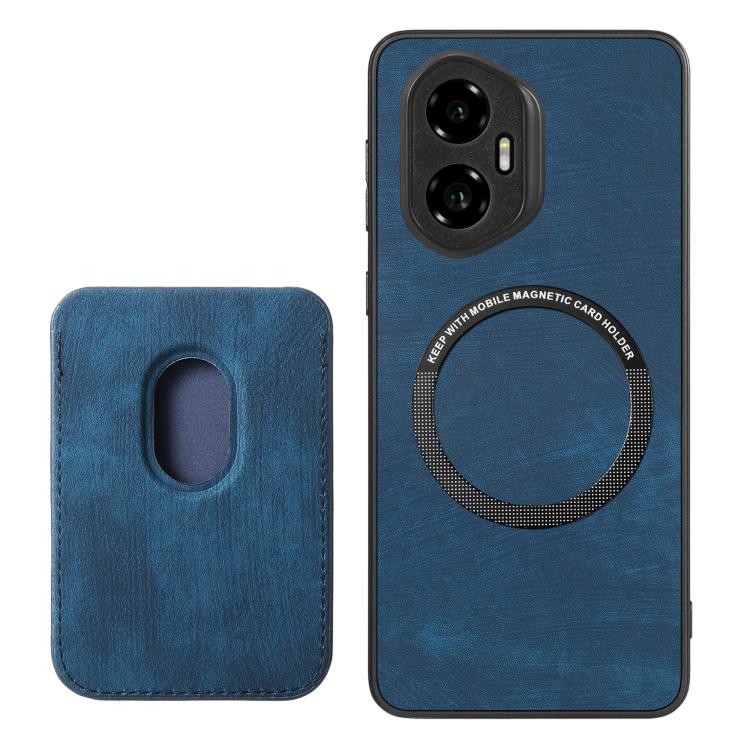 For Honor 300 Retro Leather Card Bag Magnetic Phone Case