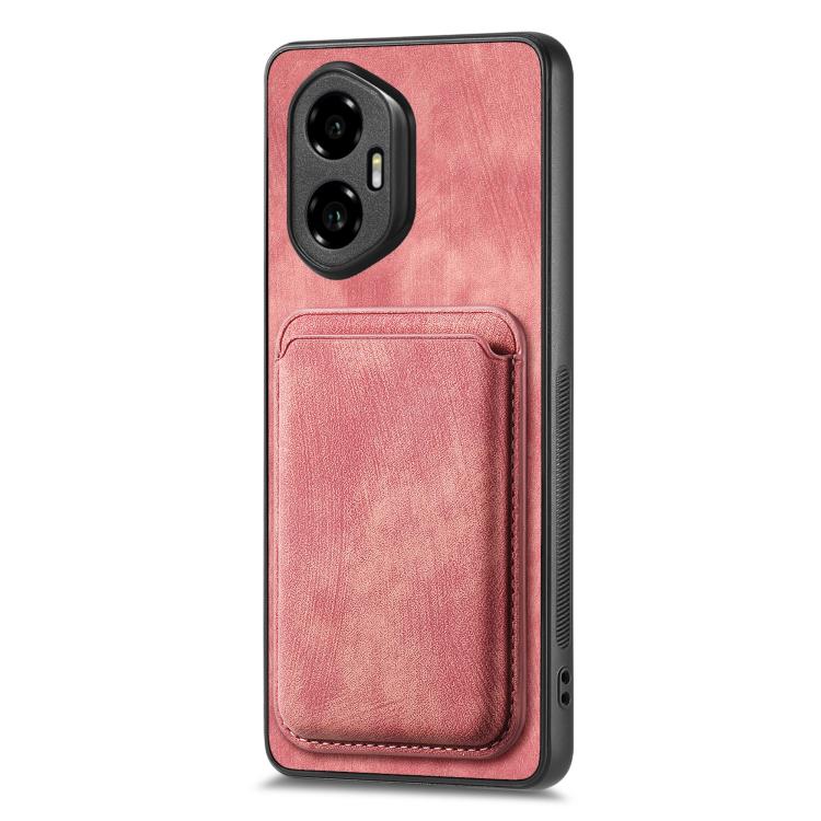For Honor 300 Retro Leather Card Bag Magnetic Phone Case