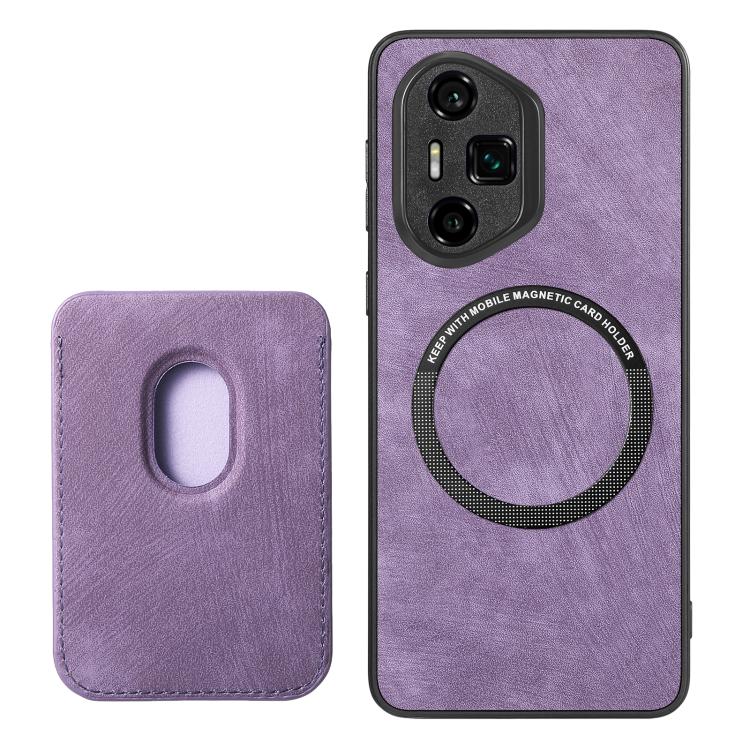 For Honor 300 Ultra Retro Leather Card Bag Magnetic Phone Case