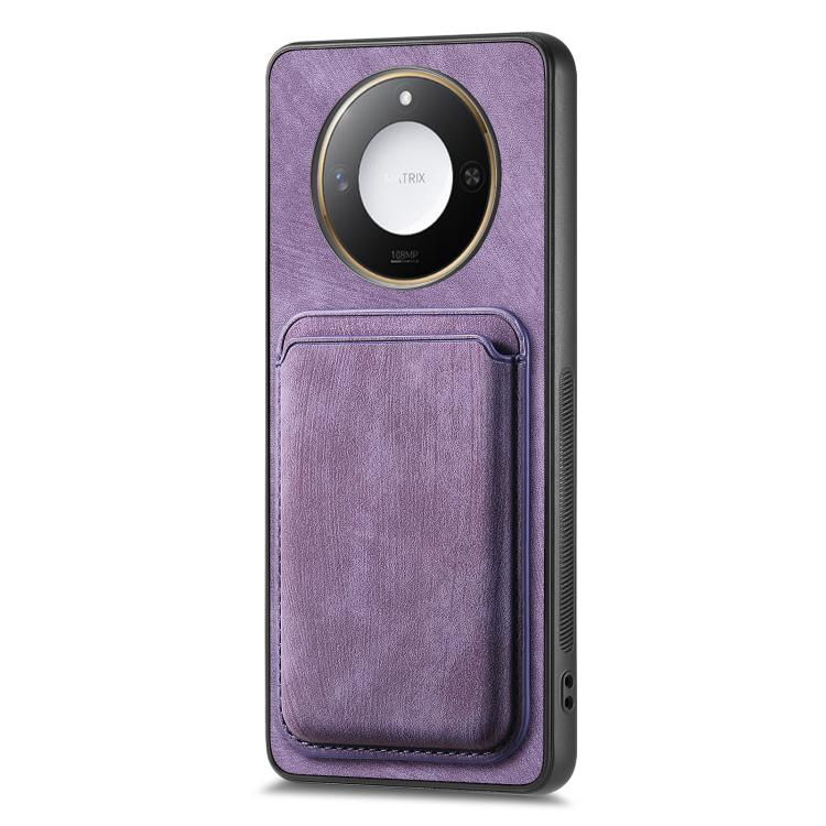For Honor X60 Pro 5G Retro Leather Card Bag Magnetic Phone Case