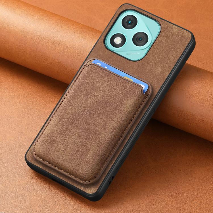 For Honor 400 Lite Global Retro Leather Card Bag Magnetic Phone Case
