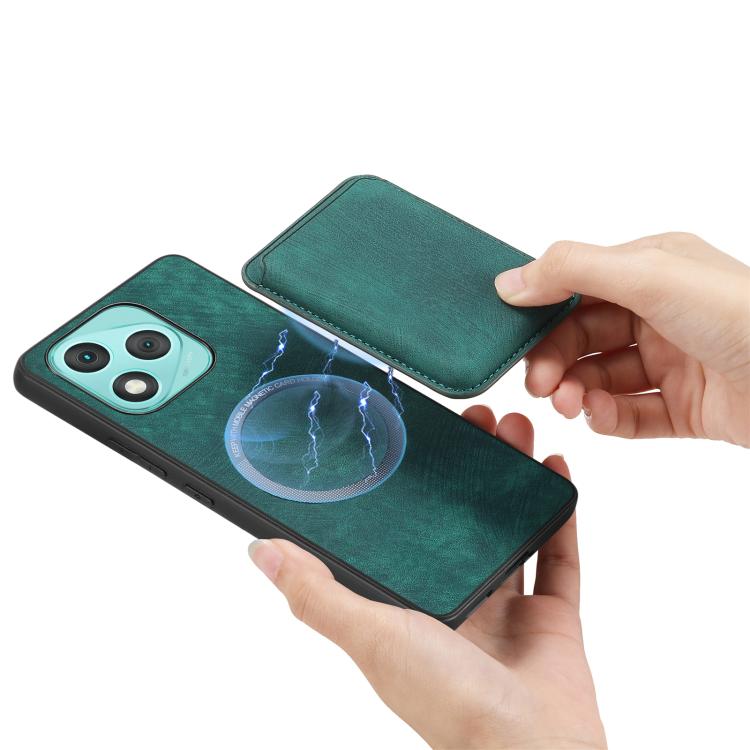 For Honor 400 Lite Global Retro Leather Card Bag Magnetic Phone Case