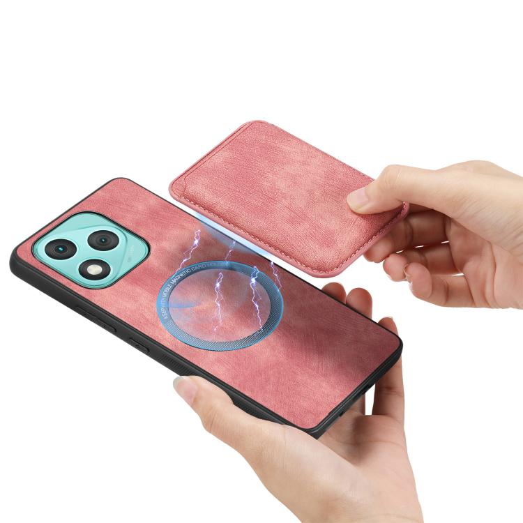 For Honor 400 Lite Global Retro Leather Card Bag Magnetic Phone Case