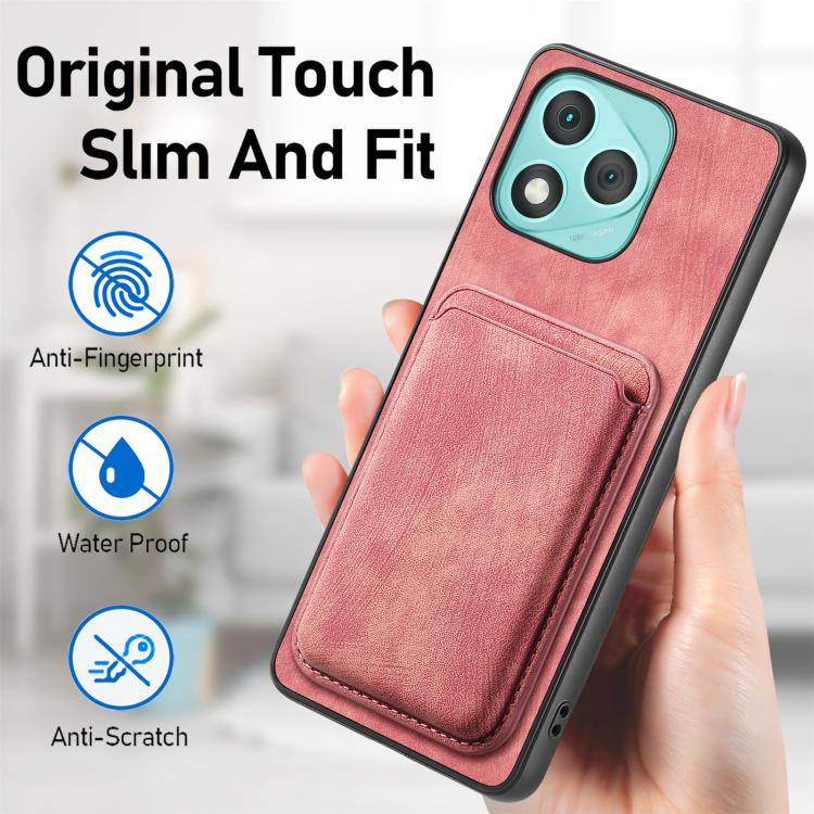 For Honor 400 Lite Global Retro Leather Card Bag Magnetic Phone Case