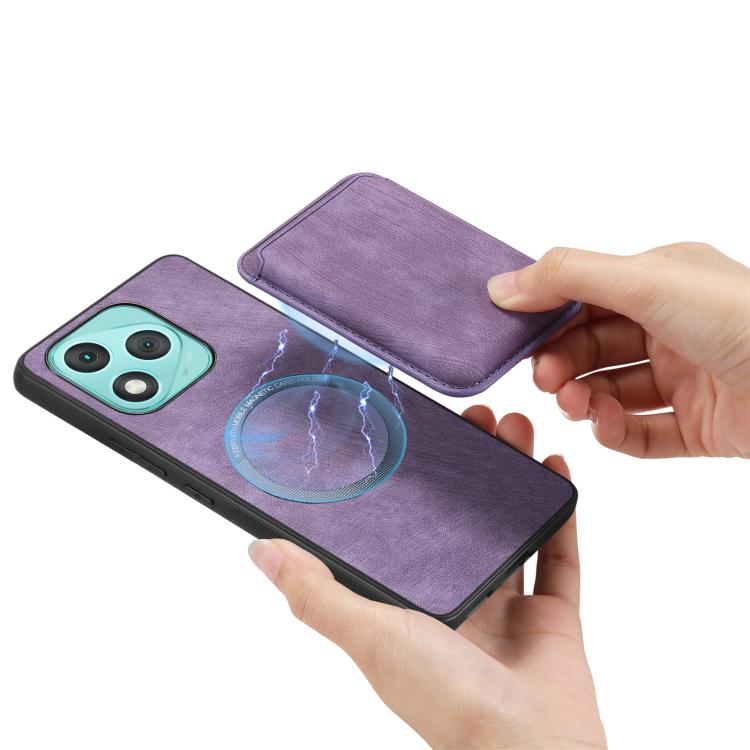 For Honor 400 Lite Global Retro Leather Card Bag Magnetic Phone Case