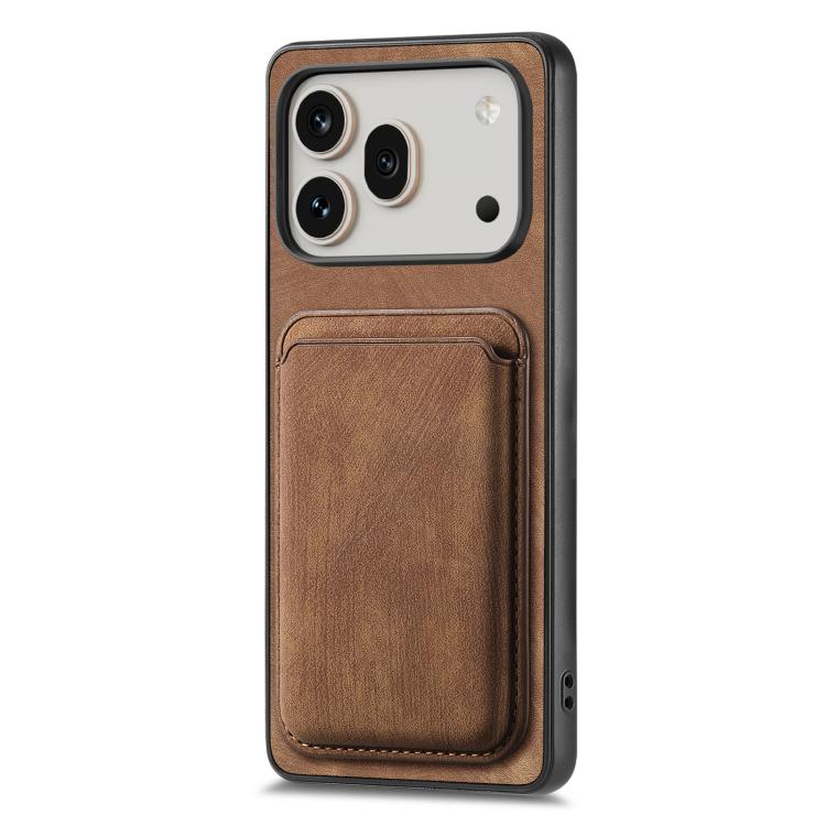 For Honor 600 Global Retro Leather Card Bag Magnetic Phone Case